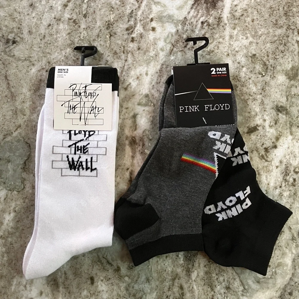 3 Pair Pink Floyd Casual Socks